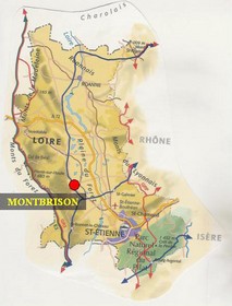 Carte de la Loire
